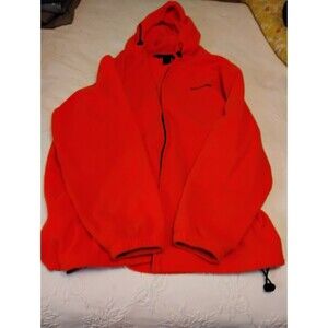 Winchester Classic -Blaze Orange  Mens Hooded Zip Up Fleece Sweatshirt